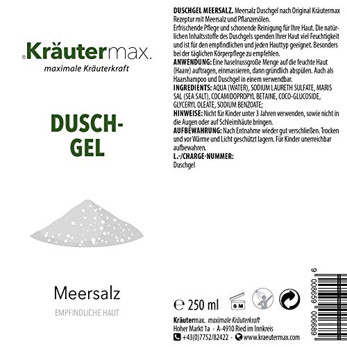 Totes-Meer-Duschgel Kräutermax. Meersalz Duschgel 250 ml