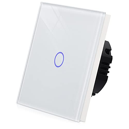 Touch-Lichtschalter Navaris, Glas Panel und Status-LED