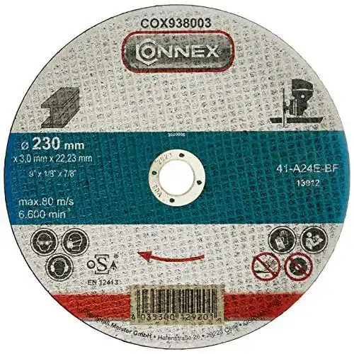 Die beste Trennscheibe 230 Metall Connex COX938008, 5 Stück 2026 Test Bestseller Trennscheibe 230 Metall Connex COX938008, 5 Stück