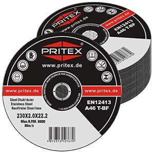 Trennscheibe 230 Metall PRITEX Profi-Trennscheiben Inox 25 Stück