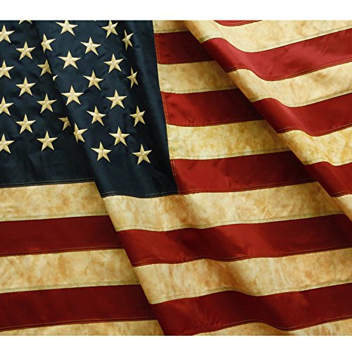 USA-Flagge Anley Vintage Style Tee gebeizt 3×5 Fuß Nylon