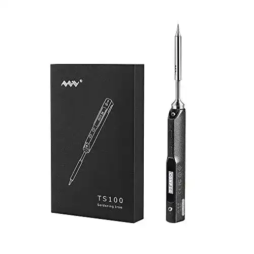 USB-Lötkolben LQKYWNA TS100 Lötkolben, 65W, LCD Display