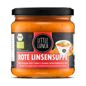 Vegane Suppe Little Lunch Bio Suppe Rote Linse, 350ml