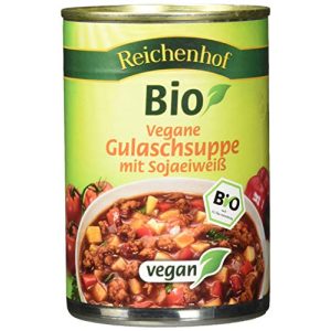 Vegane Suppe Reichenhof Bio Vegane Gulaschsuppe, 6 x 400 g