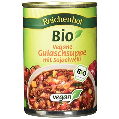 Die beste vegane suppe reichenhof bio vegane gulaschsuppe 6 x 400 g Bestsleller kaufen