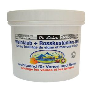 Venensalbe Dr. Sachers 3 Dosen Weinlaub + Roßkastanien Gel