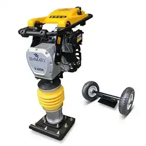 Vibrationsstampfer BAMATO /V-85K mit Fahrwerk, Benzinmotor