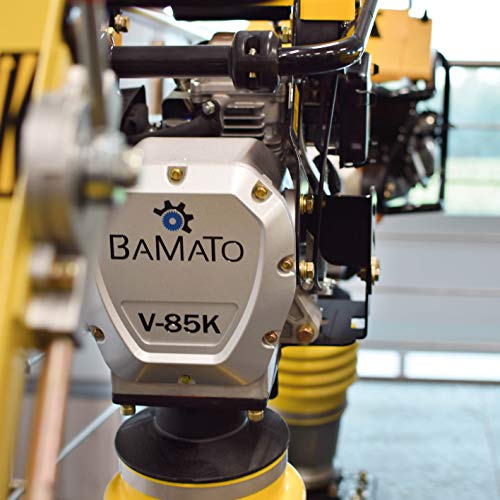 Vibrationsstampfer BAMATO /V-85K mit Fahrwerk, Benzinmotor