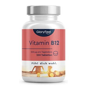 Vitamin-B12-Lutschtabletten gloryfeel, 200 Tabletten