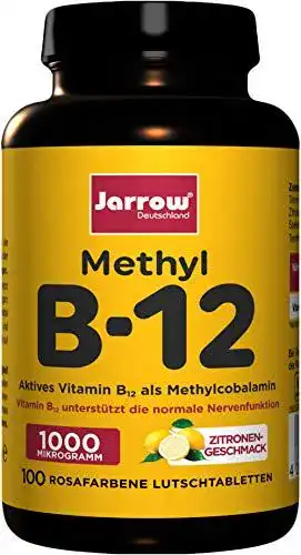 Vitamin-B12-Lutschtabletten Jarrow Methyl B12 1000 µg, aktiv
