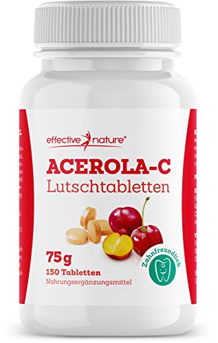 Die beste vitamin c lutschtabletten effective nature acerola 150 stk Bestsleller kaufen
