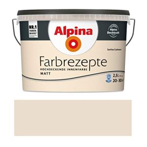 Wandfarbe Beige Alpina Farben GmbH matt, 2,5 L, Creme