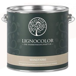 Wandfarbe Beige Lignocolor Wandfarbe Innenfarbe, edelmatt 2,5 L