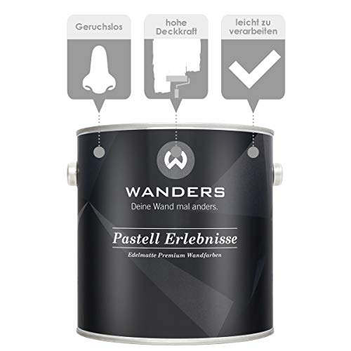 Wandfarbe Grau Wanders24 ® Pastell Erlebnisse 2,5 Liter, Stein