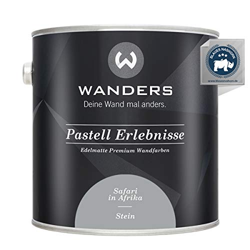 Die beste wandfarbe grau wanders24 pastell erlebnisse 25 liter stein Bestsleller kaufen