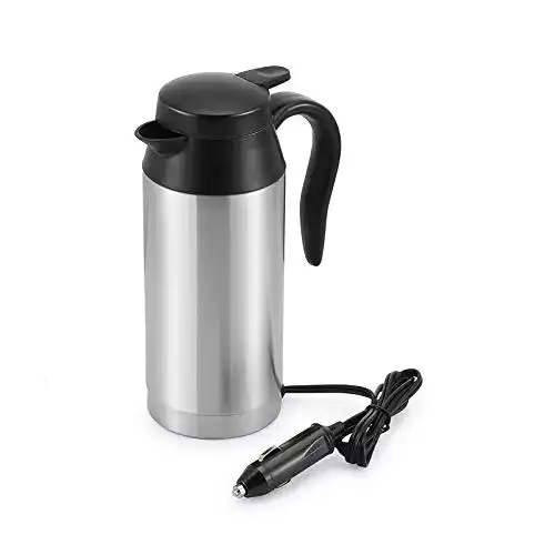 Wasserkocher 12 Volt OurLeeme 750 ml Reisewasserkocher