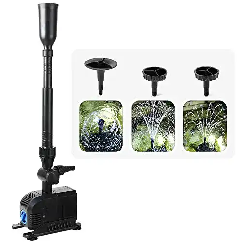 Wasserspielpumpe Yorbay HJ-1503 25W 1500L/h, 10m Stromkabel