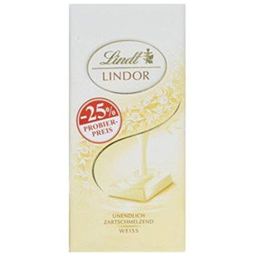 Weiße Schokolade Lindt LINDOR Tafel, Weiss, Promotion, 100 g