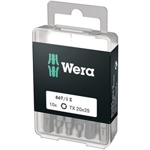 Wera-Bits Wera Bit-Sortiment, 867/1 TX 25 DIY, TX 25 x 25 mm
