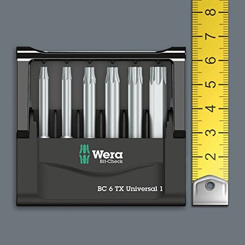 Wera-Bits Wera Bit-Sortiment, Bit-Check 6 TX Universal 1, 6-teilig