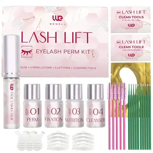 Wimpernlifting-Set Wewell Wimpern-Dauerwelle-Kit Komplett