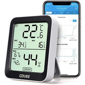 WLAN-Thermometer Govee Thermometer Hygrometer, Mini LCD