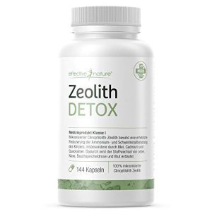 Zeolith-Kapseln effective nature, Zeolith Detox, 144 Kapseln
