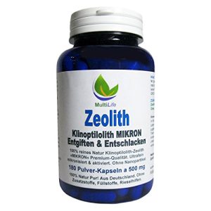 Zeolith-Kapseln MultiLife Zeolith Klinoptilolith MIKRON 180 Kaps.