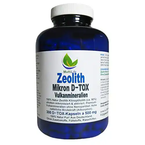 Zeolith-Kapseln MultiLife Zeolith MIKRON Vulkanmineralien