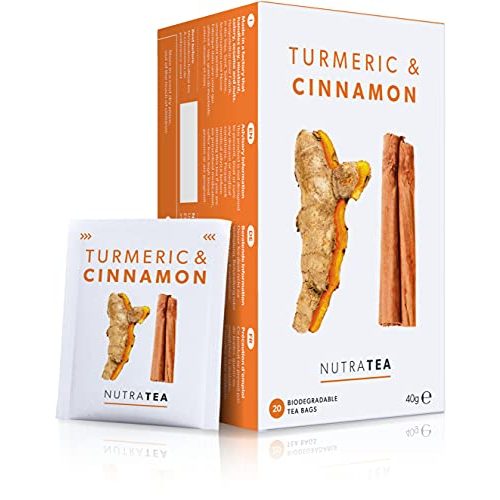 Zimt-Tee Nutra Tea Turmeric & Cinnamon, 20 Teebeutel