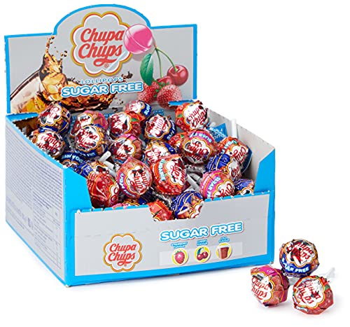 Die beste zuckerfreie suessigkeiten 50 x chupa chups sugar free lolly Bestsleller kaufen