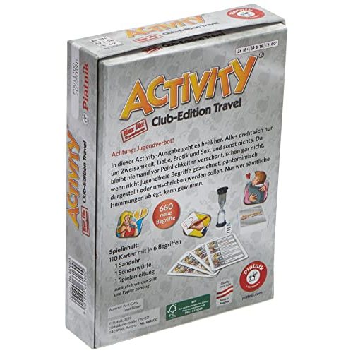 Activity-Spiel Piatnik 6616 Activity Club Edition Travel
