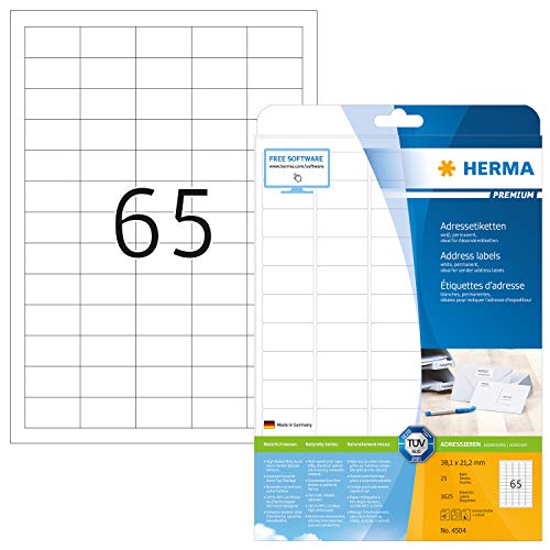 Die beste adressaufkleber herma 4504 din a4 25 blatt papier matt Bestsleller kaufen