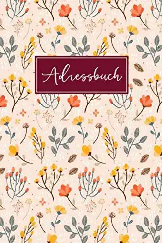 Adressbuch: Telefonbuch zum Eintragen mit Platz für 400+