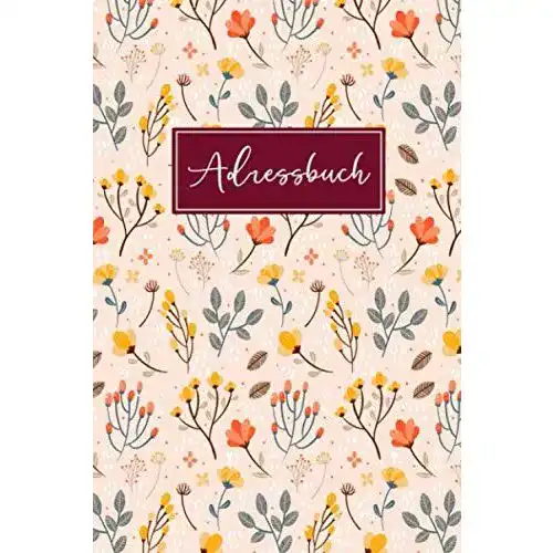 Adressbuch: Telefonbuch zum Eintragen mit Platz für 400+