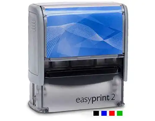 Adressstempel easyprint Adress-Stempel Textstempel 2, 47×18 mm