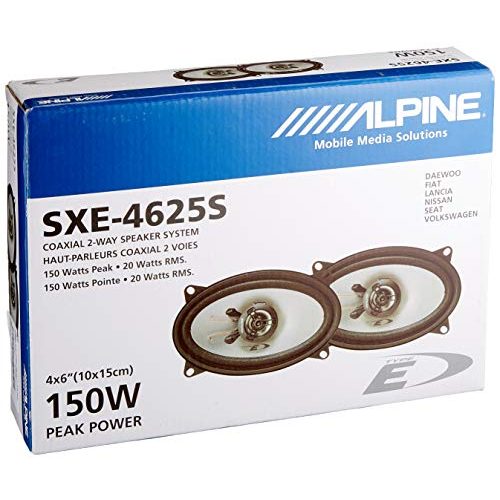 Alpine-Lautsprecher Alpine SXE-4625S, 10×15 cm 2-Wege Koaxial