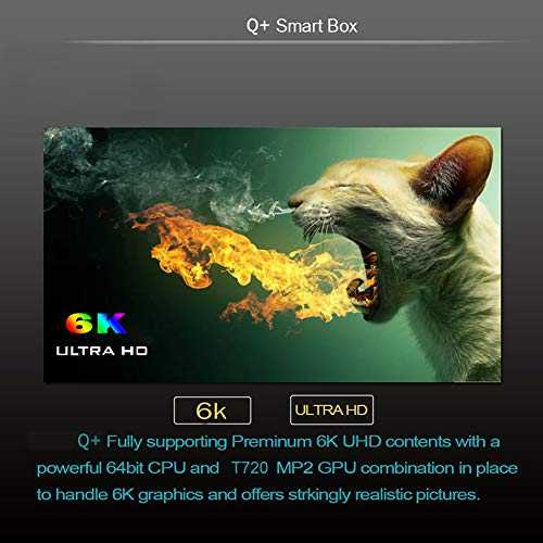 Android-TV-Box TUREWELL Android TV Box 9.0, Android Box 4GB