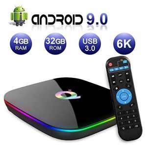 Android-TV-Box TUREWELL Android TV Box 9.0, Android Box 4GB