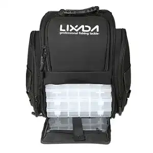 Angelrucksack mit Boxen Lixada Angeltasche Wasserdicht