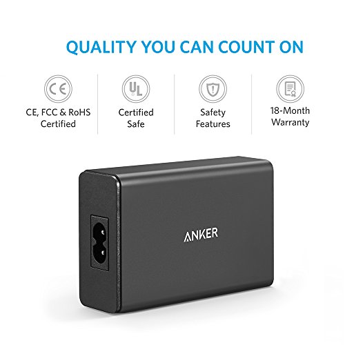 Anker-Ladegerät Anker PowerPort 40W 5-Port USB Ladegerät