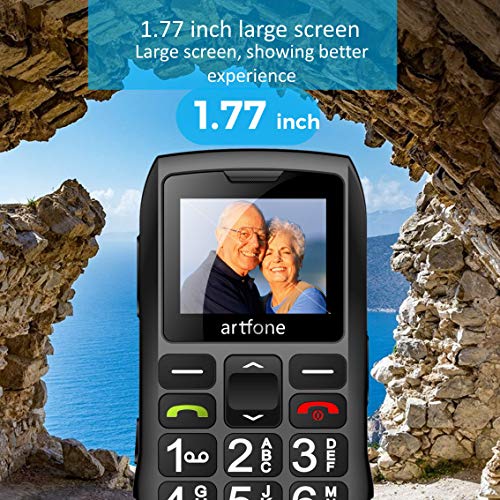 Artfone-Seniorenhandy artfone Mobiltelefon mit großen Tasten
