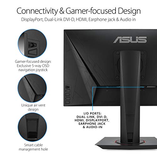 Asus-Gaming-Monitor ASUS VG258QR, 24,5 Zoll, Full HD, DVI