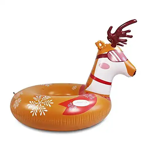 Die beste Aufblasbarer Schlitten Gogokids für Erwachsene Kinder, Elch 2026 Test Bestseller Aufblasbarer Schlitten Gogokids für Erwachsene Kinder, Elch