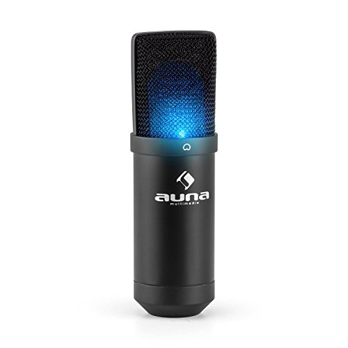 auna-Mikrofon auna MIC-900B-LED Mikrofonset V3 + Mikrofonarm