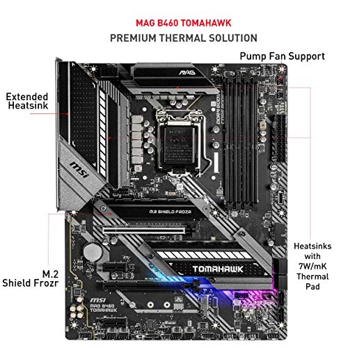 B460-Mainboard MSI MAG B460 Tomahawk Intel LGA1200 DDR4