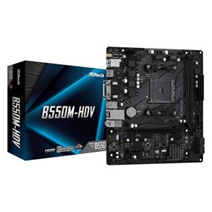 B550-Mainboard ASRock B550M-HDV Mainboard mit AMD AM4