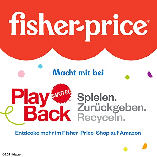 Baby-Spielzeug Fisher-Price FXC66 Schlummerotter Spieluhr