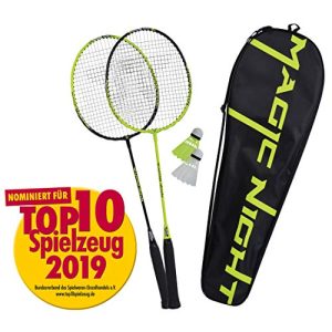 Badminton-Set Talbot Torro Magic Night, 2 Schläger