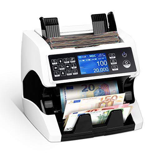 Banknotenzähler MUNBYN Geldzählmaschine mit Wertzählung